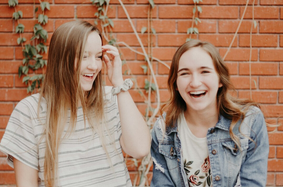 friends sharing stories